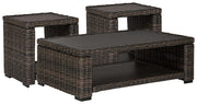 Grasson Lane Outdoor Occasional Table Set - Theo's Factory Direct Mattress & Furniture (Columbus, OH)