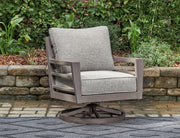 Hillside Barn Outdoor Swivel Lounge with Cushion - Theo's Factory Direct Mattress & Furniture (Columbus, OH)