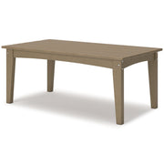 Hyland wave Outdoor Coffee Table - Theo's Factory Direct Mattress & Furniture (Columbus, OH)