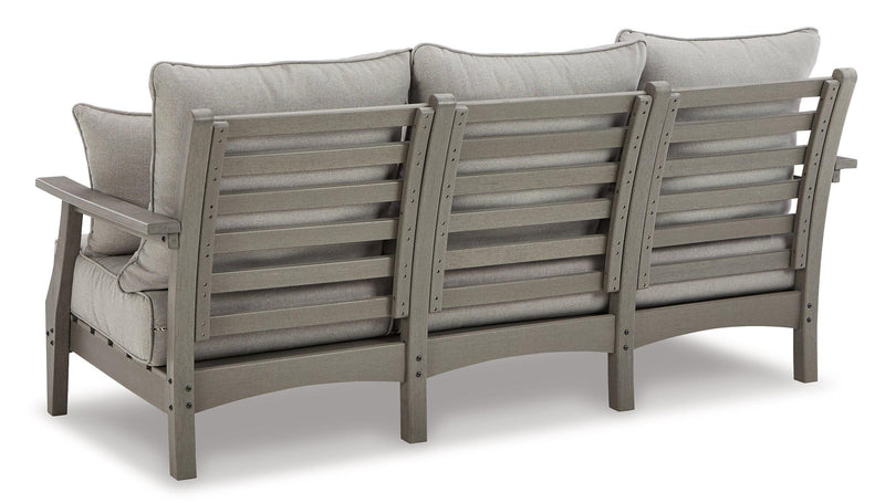 Visola Outdoor Sofa and Loveseat Set - Theo's Factory Direct Mattress & Furniture (Columbus, OH)