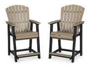 Fairen Trail Outdoor Counter Height Bar Stool (Set of 2) - Theo's Factory Direct Mattress & Furniture (Columbus, OH)