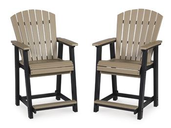 Fairen Trail Outdoor Counter Height Bar Stool (Set of 2) - Theo's Factory Direct Mattress & Furniture (Columbus, OH)