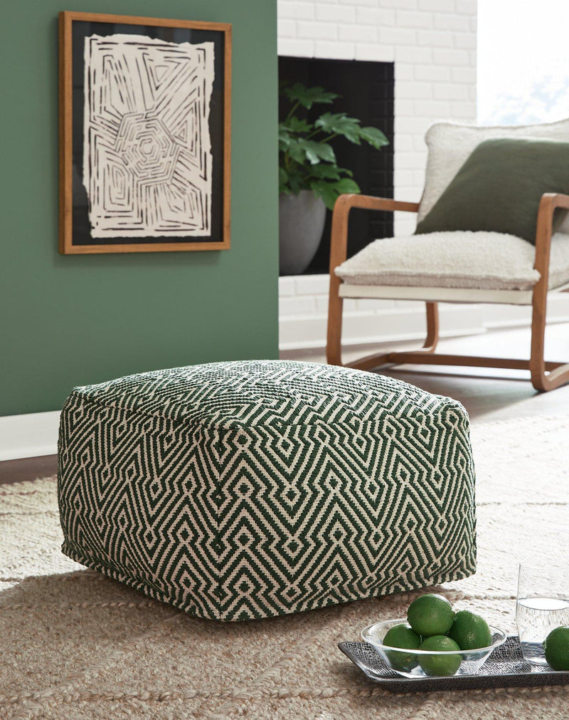 Abacy Pouf - Theo's Factory Direct Mattress & Furniture (Columbus, OH)