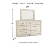 Bellaby Dresser and Mirror - Theo's Factory Direct Mattress & Furniture (Columbus, OH)
