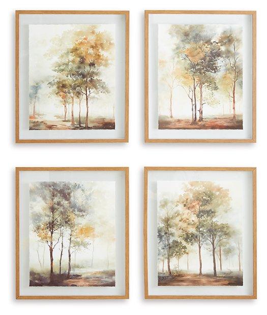 Bryneford Wall Art (Set of 4) - Theo's Factory Direct Mattress & Furniture (Columbus, OH)