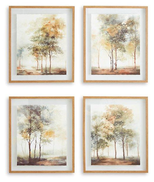 Bryneford Wall Art (Set of 4) - Theo's Factory Direct Mattress & Furniture (Columbus, OH)