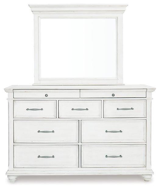 Kanwyn Dresser and Mirror - Theo's Factory Direct Mattress & Furniture (Columbus, OH)