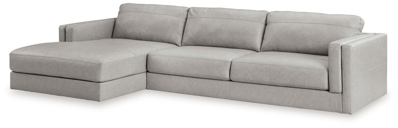 Amiata Sectional with Chaise - Theo's Factory Direct Mattress & Furniture (Columbus, OH)