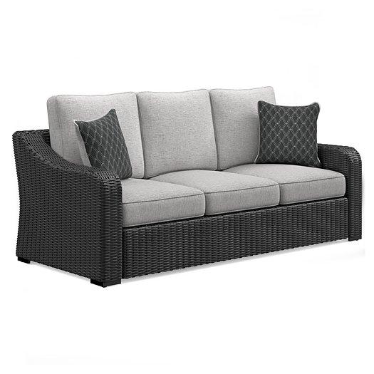 Beachcroft Outdoor Sofa with Cushion - Theo's Factory Direct Mattress & Furniture (Columbus, OH)