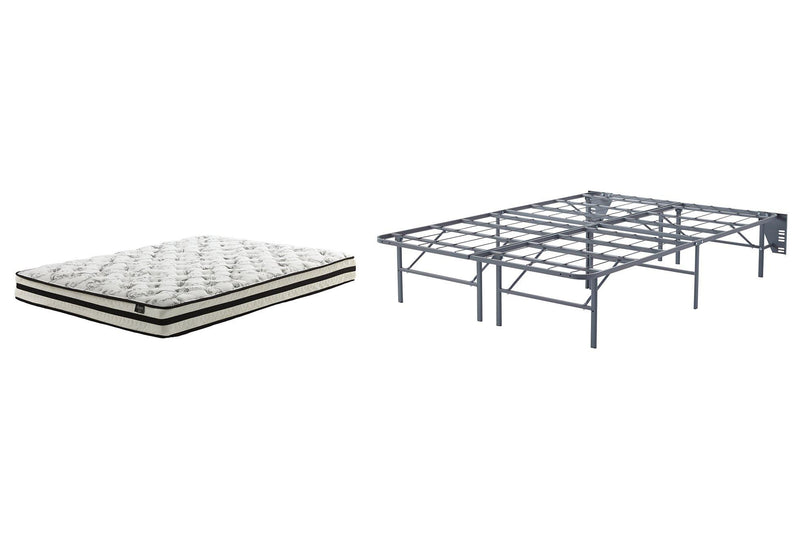 8 Inch Chime Innerspring Mattress Set - Theo's Factory Direct Mattress & Furniture (Columbus, OH)
