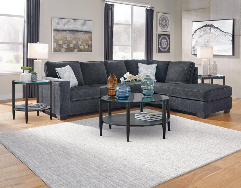 Altari Sleeper Sectional with Chaise - Theo's Factory Direct Mattress & Furniture (Columbus, OH)