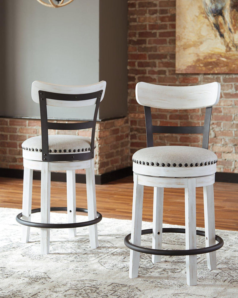 Valebeck Counter Height Bar Stool - Theo's Factory Direct Mattress & Furniture (Columbus, OH)