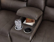 Boxmere Power Reclining Loveseat with Console - Theo's Factory Direct Mattress & Furniture (Columbus, OH)