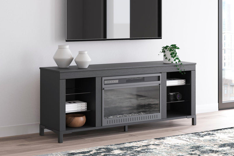 Cayberry 60" TV Stand with Electric Fireplace - Theo's Factory Direct Mattress & Furniture (Columbus, OH)