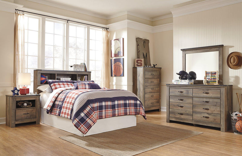 Trinell Bookcase Bed - Theo's Factory Direct Mattress & Furniture (Columbus, OH)