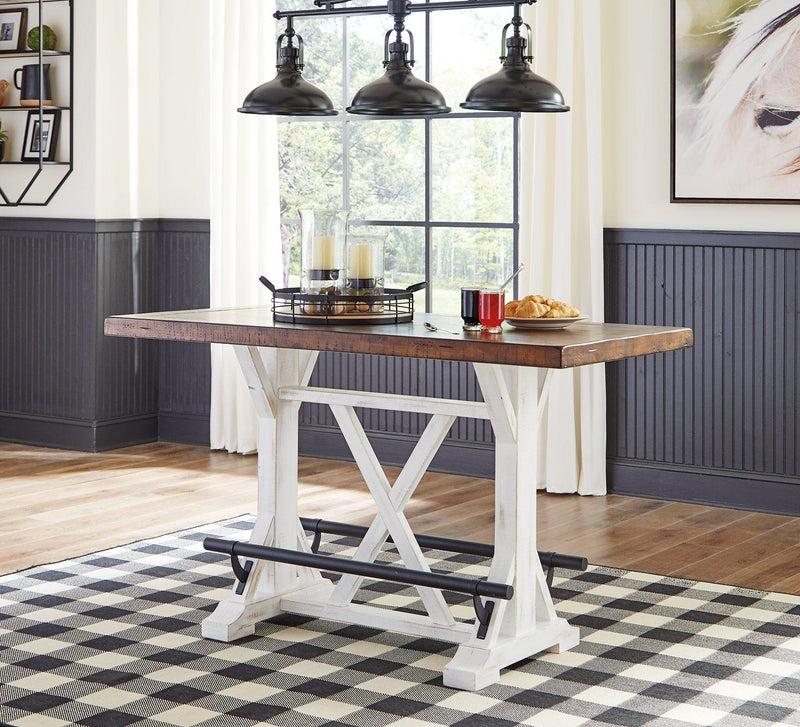 Valebeck Counter Height Dining Table - Theo's Factory Direct Mattress & Furniture (Columbus, OH)