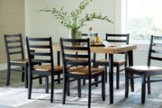 Blondon Dining Table and 6 Chairs (Set of 7) - Theo's Factory Direct Mattress & Furniture (Columbus, OH)