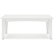 Hyland wave Outdoor Coffee Table - Theo's Factory Direct Mattress & Furniture (Columbus, OH)