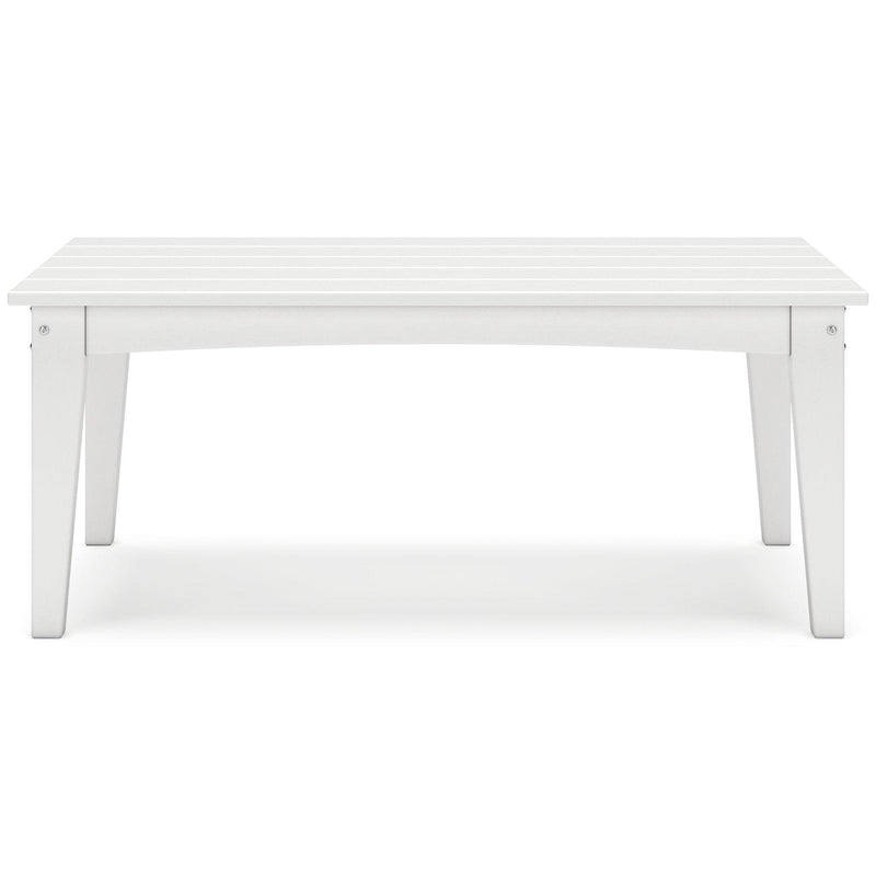 Hyland wave Outdoor Coffee Table - Theo's Factory Direct Mattress & Furniture (Columbus, OH)