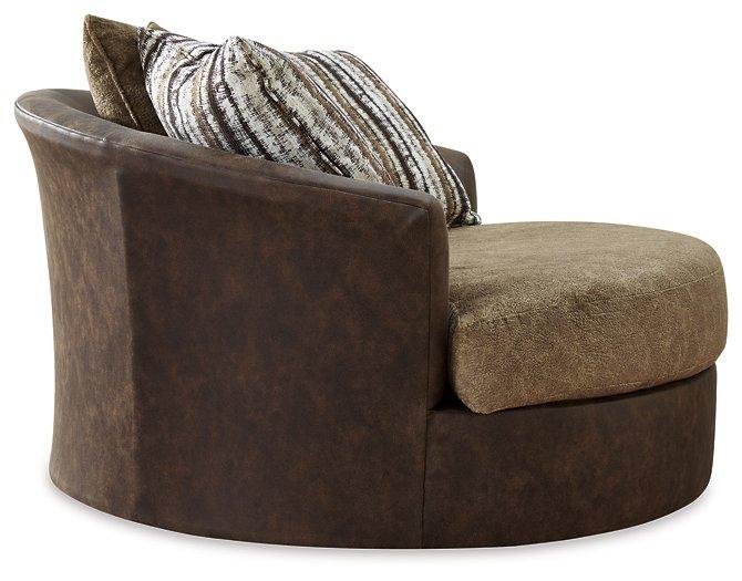 Alesbury Oversized Swivel Accent Chair - Theo's Factory Direct Mattress & Furniture (Columbus, OH)