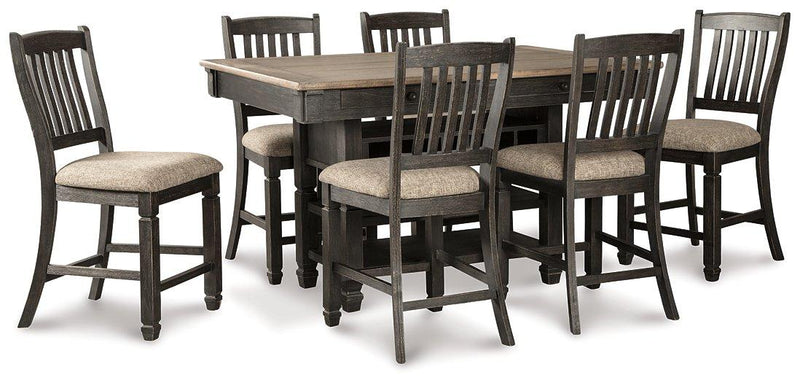 Tyler Creek Counter Height Dining Set - Theo's Factory Direct Mattress & Furniture (Columbus, OH)