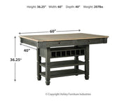 Tyler Creek Counter Height Dining Set - Theo's Factory Direct Mattress & Furniture (Columbus, OH)