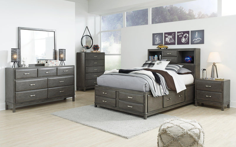 Caitbrook Dresser and Mirror - Theo's Factory Direct Mattress & Furniture (Columbus, OH)