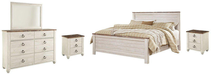 Willowton Bedroom Set - Theo's Factory Direct Mattress & Furniture (Columbus, OH)