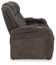 Fyne-Dyme Power Reclining Sofa - Theo's Factory Direct Mattress & Furniture (Columbus, OH)