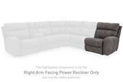 Next-Gen DuraPella Power Reclining Sectional Loveseat with Console - Theo's Factory Direct Mattress & Furniture (Columbus, OH)