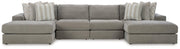 Avaliyah Double Chaise Sectional - Theo's Factory Direct Mattress & Furniture (Columbus, OH)
