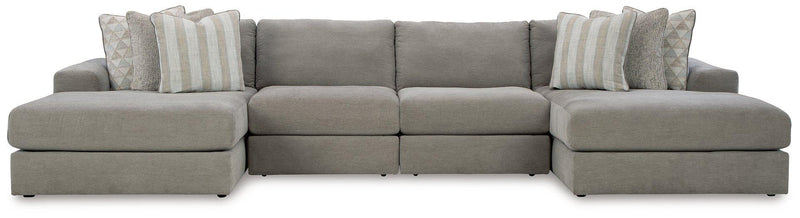 Avaliyah Double Chaise Sectional - Theo's Factory Direct Mattress & Furniture (Columbus, OH)
