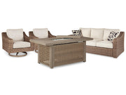 Beachcroft Outdoor Seating Set - Theo's Factory Direct Mattress & Furniture (Columbus, OH)