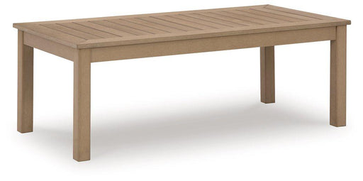 Hallow Creek Outdoor Coffee Table - Theo's Factory Direct Mattress & Furniture (Columbus, OH)