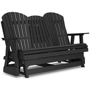 Hyland wave Outdoor Glider Loveseat - Theo's Factory Direct Mattress & Furniture (Columbus, OH)