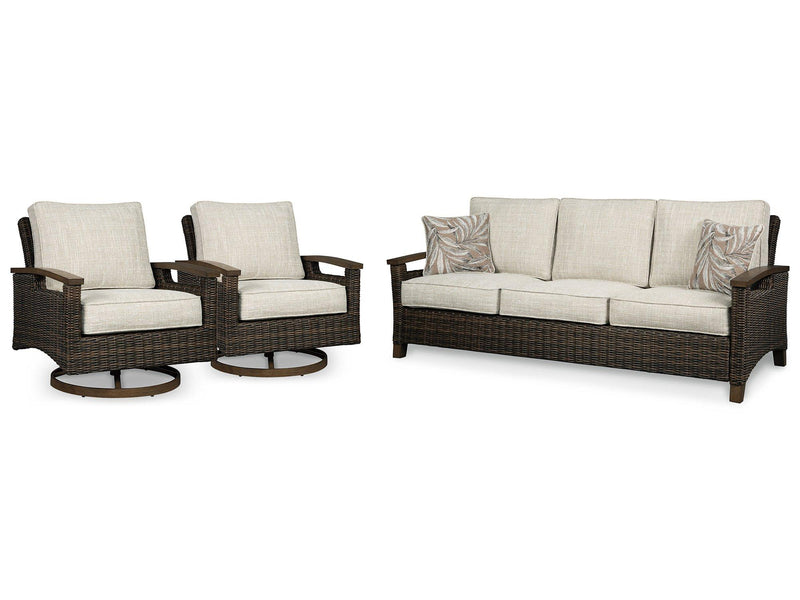 Paradise Trail Outdoor Seating Set - Theo's Factory Direct Mattress & Furniture (Columbus, OH)