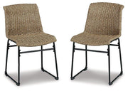 Amaris Outdoor Dining Chair (Set of 2) - Theo's Factory Direct Mattress & Furniture (Columbus, OH)