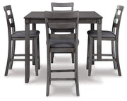 Bridson Counter Height Dining Table and Bar Stools (Set of 5) - Theo's Factory Direct Mattress & Furniture (Columbus, OH)