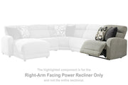 Colleyville Power Reclining Sectional with Chaise - Theo's Factory Direct Mattress & Furniture (Columbus, OH)