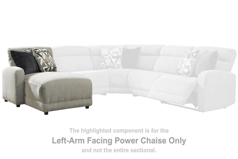 Colleyville Power Reclining Sectional with Chaise - Theo's Factory Direct Mattress & Furniture (Columbus, OH)