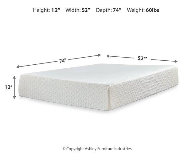 Chime 12 Inch Memory Foam Mattress in a Box - Theo's Factory Direct Mattress & Furniture (Columbus, OH)