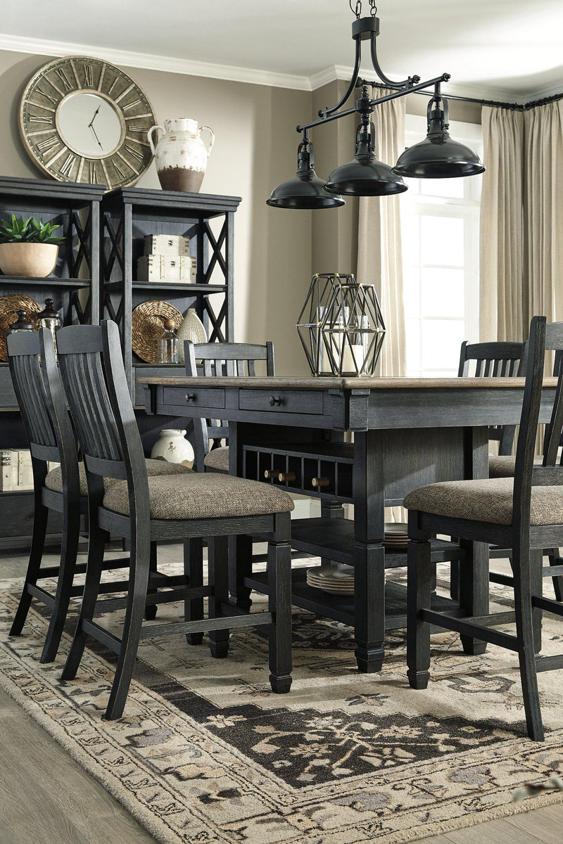 Tyler Creek Counter Height Dining Set - Theo's Factory Direct Mattress & Furniture (Columbus, OH)