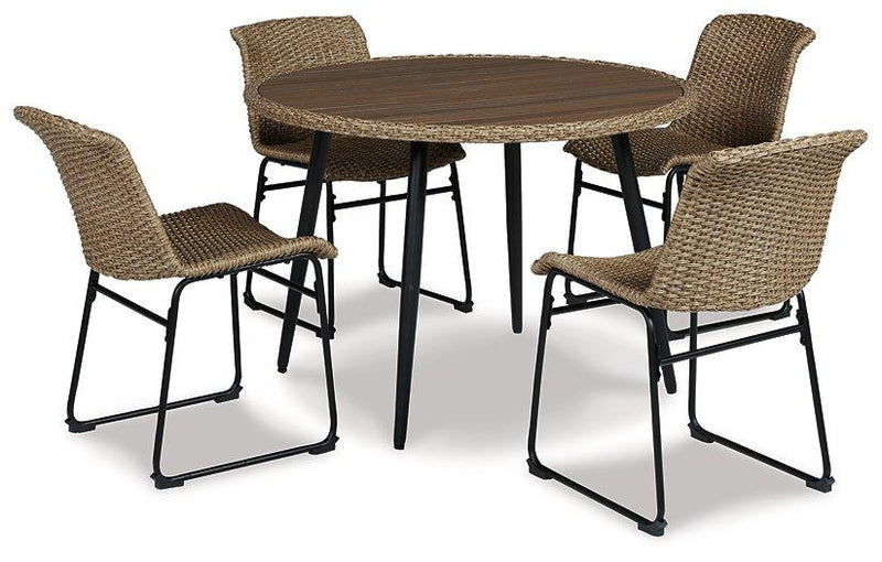 Amaris Outdoor Dining Set - Theo's Factory Direct Mattress & Furniture (Columbus, OH)
