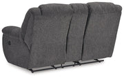 Foreside Reclining Loveseat with Console - Theo's Factory Direct Mattress & Furniture (Columbus, OH)