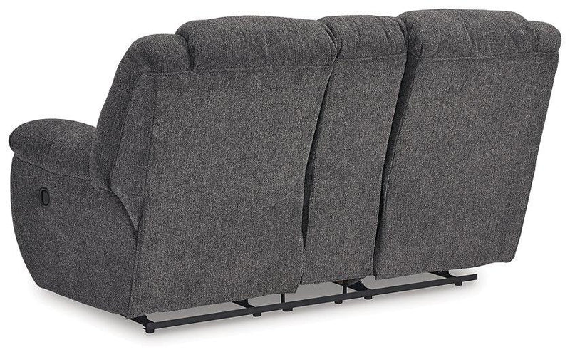 Foreside Reclining Loveseat with Console - Theo's Factory Direct Mattress & Furniture (Columbus, OH)