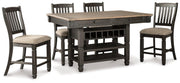 Tyler Creek Counter Height Dining Set - Theo's Factory Direct Mattress & Furniture (Columbus, OH)