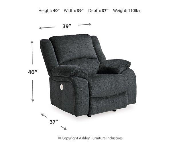 Draycoll Power Recliner - Theo's Factory Direct Mattress & Furniture (Columbus, OH)