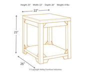 Fregine End Table - Theo's Factory Direct Mattress & Furniture (Columbus, OH)