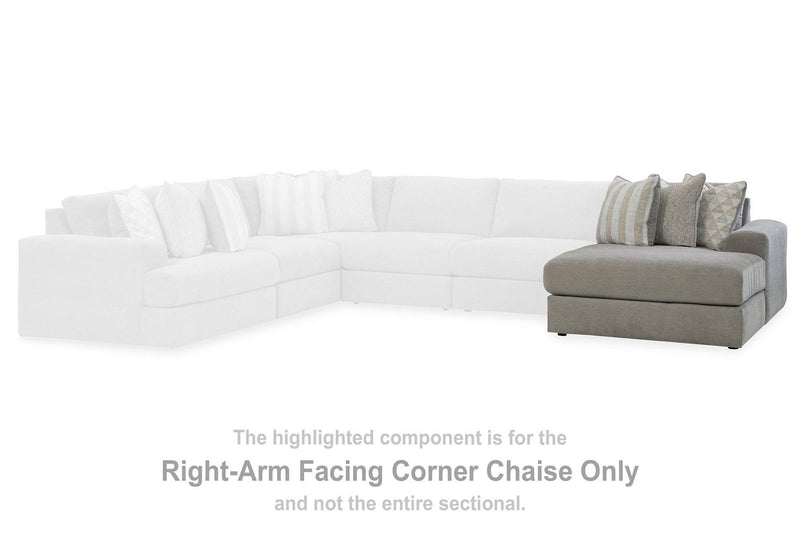 Avaliyah Sectional with Chaise - Theo's Factory Direct Mattress & Furniture (Columbus, OH)