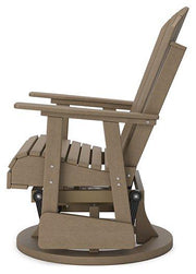 Hyland wave Outdoor Swivel Glider Chair - Theo's Factory Direct Mattress & Furniture (Columbus, OH)